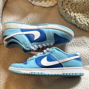 Nike Blue and White Sneakers